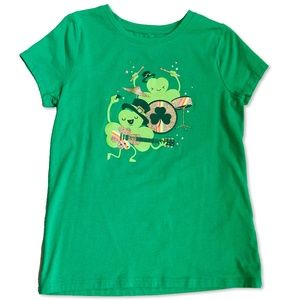 Cat and Jack Green St Patrick's Day t-shirt  only used once.